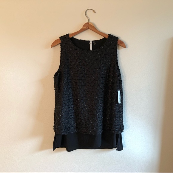 NWT black sparkle top - Picture 2 of 7